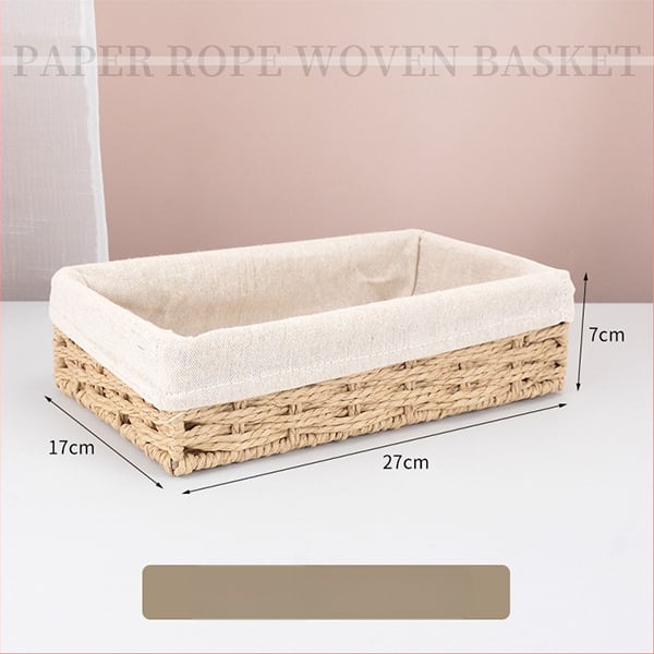 Plietots uzglabāšanas grozs galda lietošanai, papīra auklas dizains, modelis 126, mūsdienīgs minimālisma stils