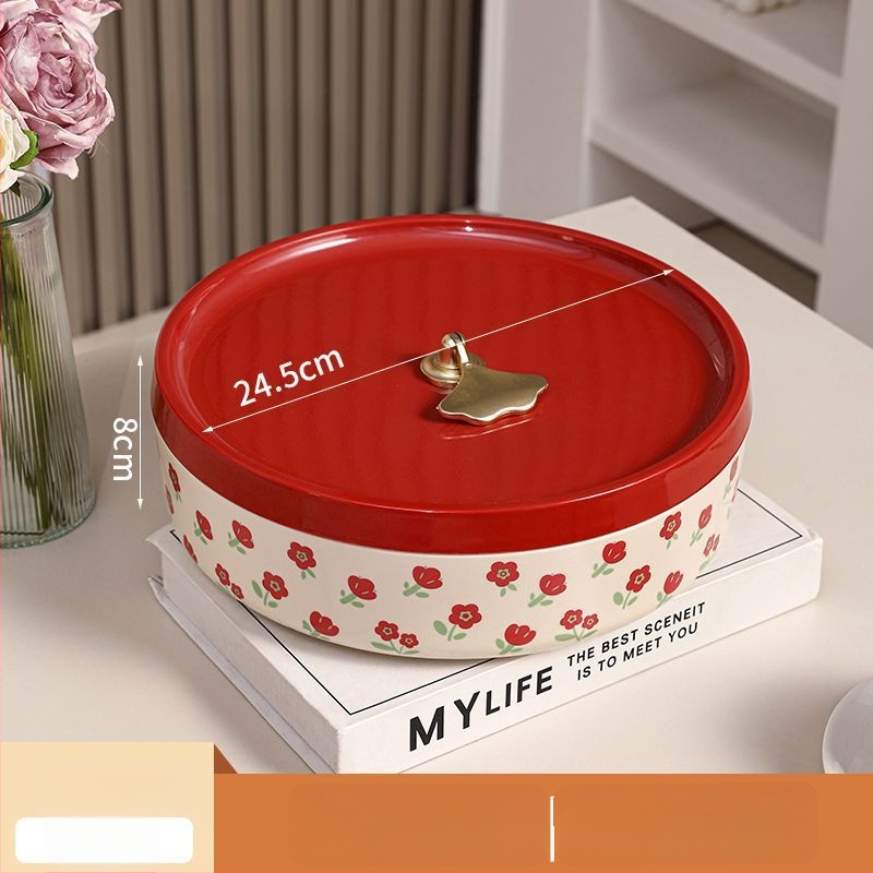 Чиния за плодове с капак — опростен стил за съхранение на сушени плодове и ядки