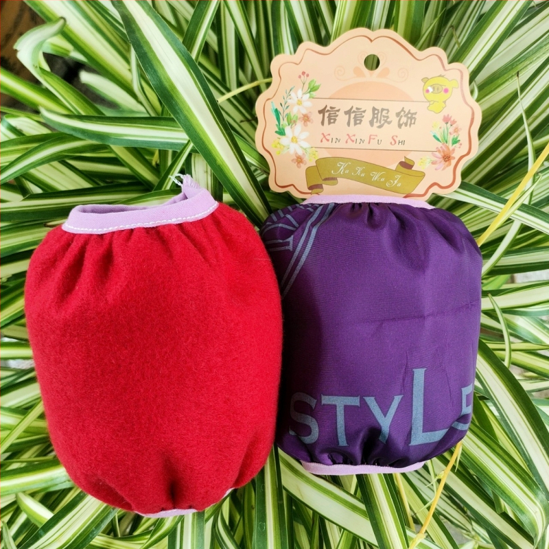 Bērnu divpusējās piedurknes ar animācijas printu, silti ziemai, krāsu režģa raksts, pielāgojamas