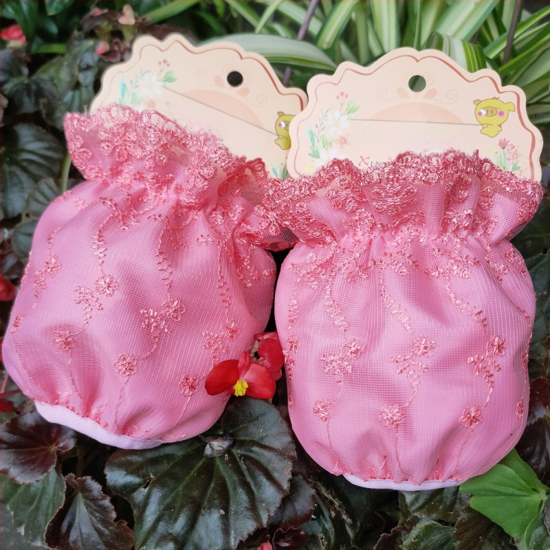 Bērnu divpusējās piedurknes ar animācijas printu, silti ziemai, krāsu režģa raksts, pielāgojamas