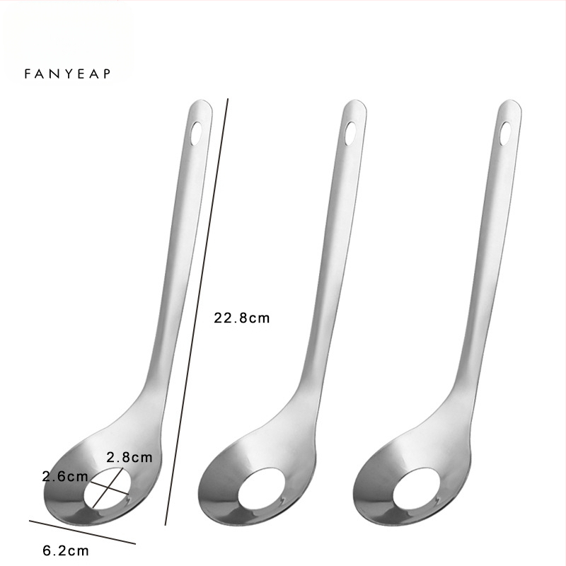 Κουτάλι για κεφτέδες, ανοξείδωτο ατσάλι, μοντέλο A1J30, για τηγανητούς κεφτέδες