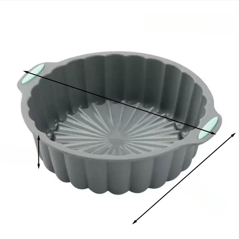Kepimo forma - silikoninė, netaisyklingos formos, atspari aukštoms temperatūroms, lengvas išėmimas iš formos, kepimui