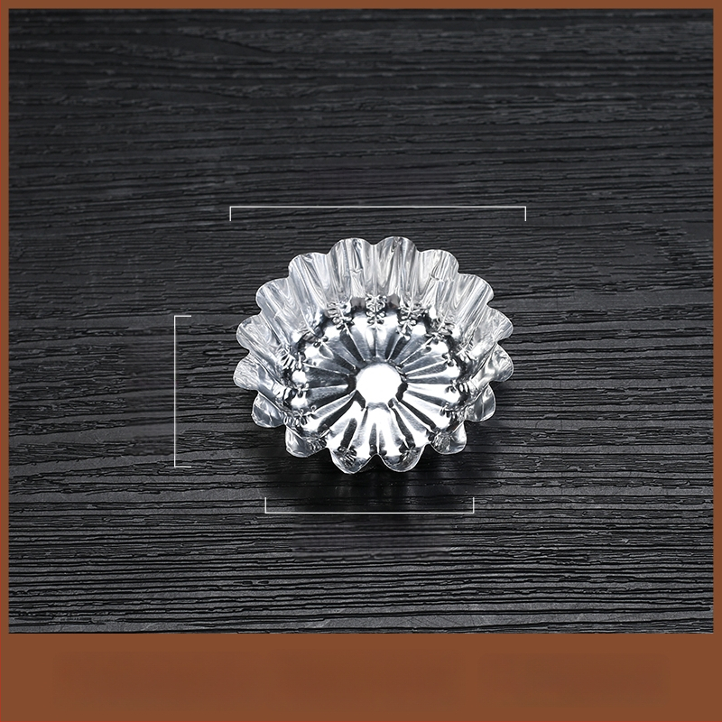 Kiaušinių tartų forma chrysantemų puodeliams vienkartiniams aliuminio folijos puodeliams | Prekės ženklas: Other; Kilmė: Other; Stilius: Universal