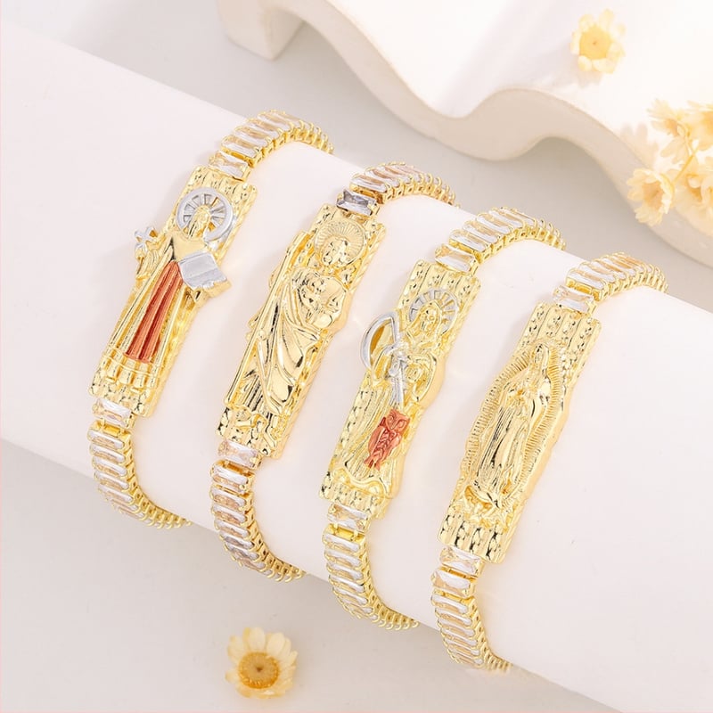 Ruiluoxi vara rokassprādze ar elektroplēšanu, karikatūru tēlu dizains, universāls stils