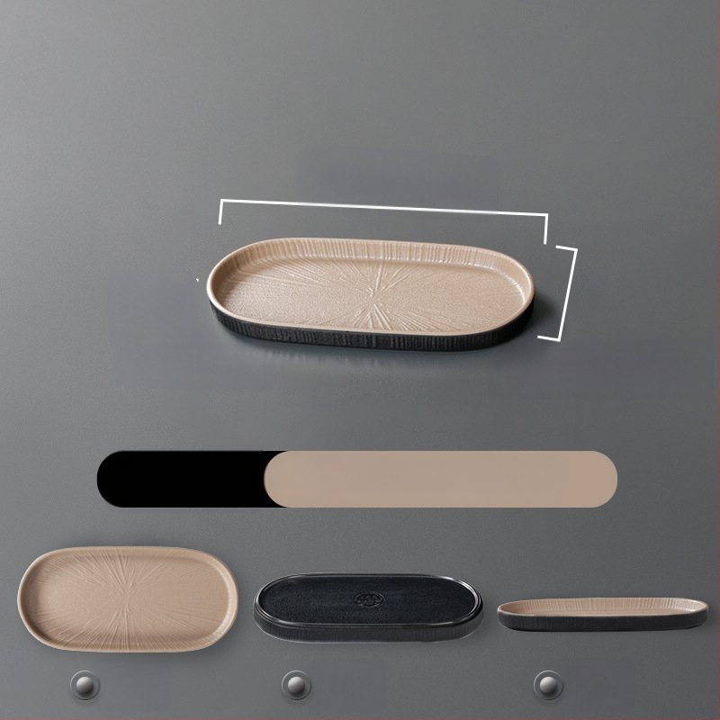 Ristkülikukujuline melamiinist taldrik, portselaniimitatsioon, ühtlane värv, glasuurviimistlus, mikrolainahjuga ei sobi