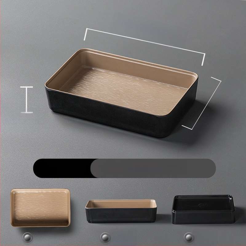 Ristkülikukujuline melamiinist taldrik, portselaniimitatsioon, ühtlane värv, glasuurviimistlus, mikrolainahjuga ei sobi