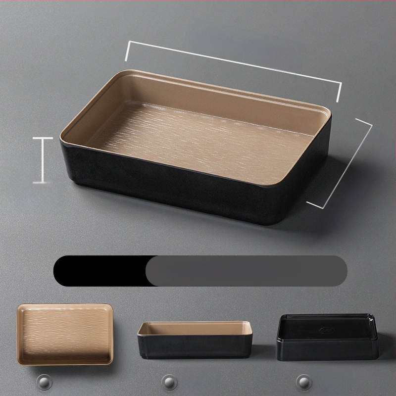 Ristkülikukujuline melamiinist taldrik, portselaniimitatsioon, ühtlane värv, glasuurviimistlus, mikrolainahjuga ei sobi