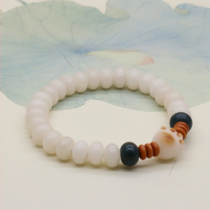 Bodhi juure käevõru – Bodhi seemned, etniline stiil, poleeritud viimistlus