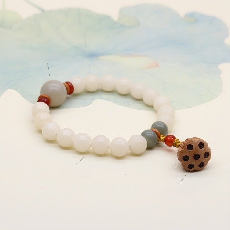 Bodhi juure käevõru – Bodhi seemned, etniline stiil, poleeritud viimistlus