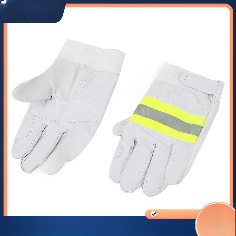 Ugunsdzēsēju cimdi no aramīda, liesmu izturība, augstas temperatūras aizsardzība glābšanas darbos