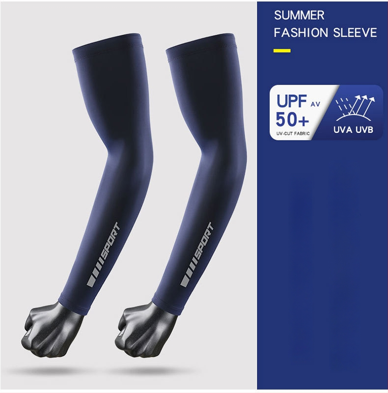 Лятни ръкави с UV защита, ледена коприна, нейлон-спандекс смес, тънки и дишащи