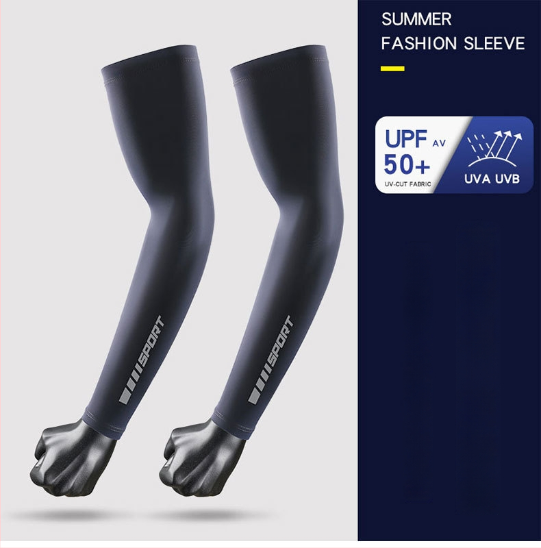 Лятни ръкави с UV защита, ледена коприна, нейлон-спандекс смес, тънки и дишащи