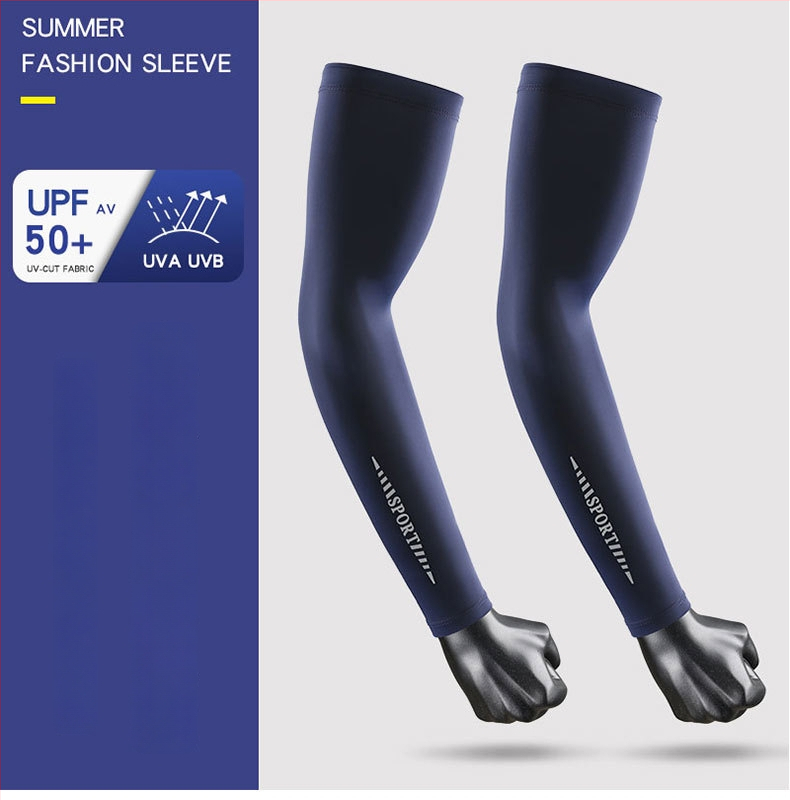 Лятни ръкави с UV защита, ледена коприна, нейлон-спандекс смес, тънки и дишащи