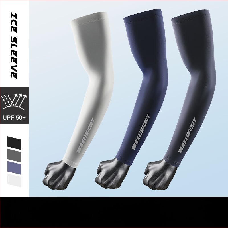 Лятни ръкави с UV защита, ледена коприна, нейлон-спандекс смес, тънки и дишащи