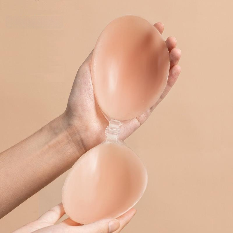 Neviditeľné silikónové vložky do podprsenky pre svadobné šaty, push-up a tvarovanie, tenký dizajn, vhodné pre malé aj veľké prsia