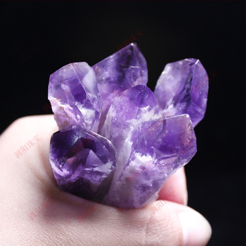 Runyangshi Looduslik Kristall Energia Kivi — Dekoratiivne Geomeetriline Toorkivi, PP Kotiga Pakkimine