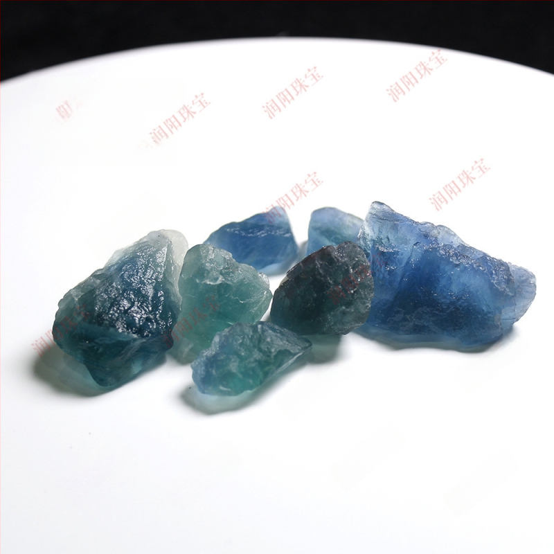 Runyangshi Looduslik Kristall Energia Kivi — Dekoratiivne Geomeetriline Toorkivi, PP Kotiga Pakkimine