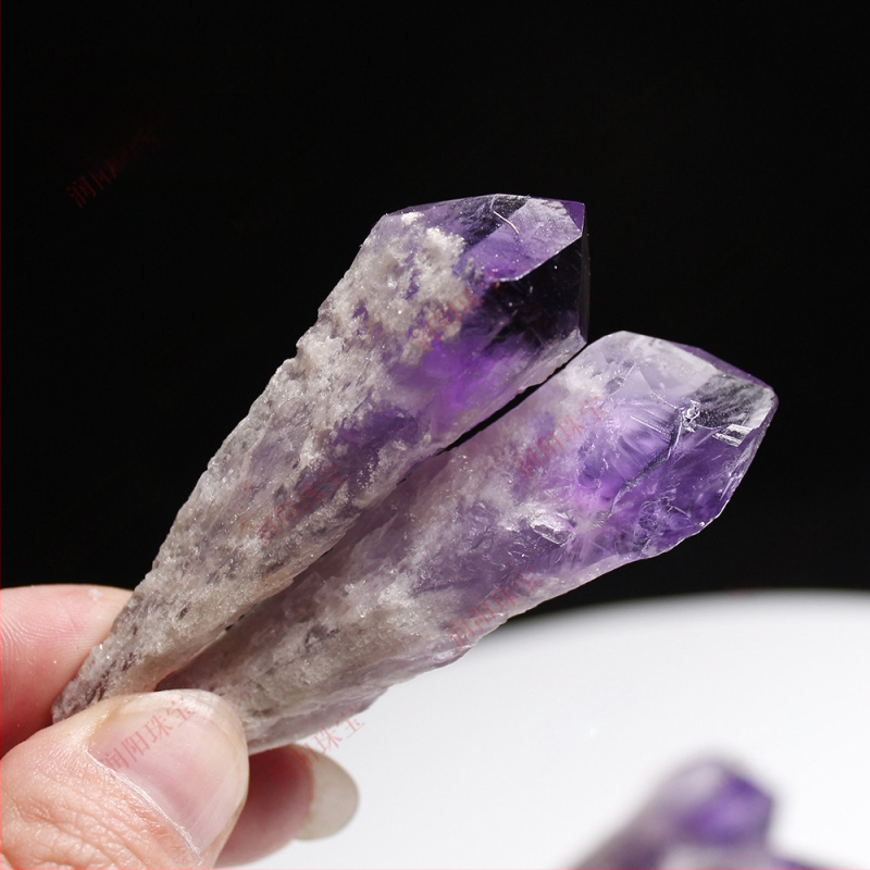 Runyangshi Looduslik Kristall Energia Kivi — Dekoratiivne Geomeetriline Toorkivi, PP Kotiga Pakkimine