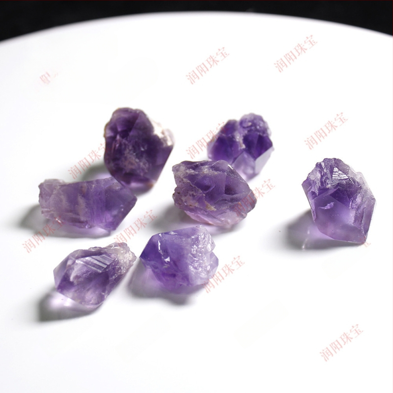 Runyangshi Looduslik Kristall Energia Kivi — Dekoratiivne Geomeetriline Toorkivi, PP Kotiga Pakkimine