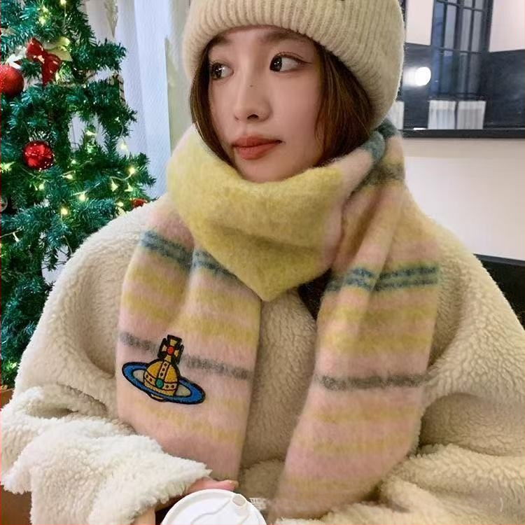 Kašmira šalle ar rakstu kvadrātiņos, silts kakla šalle ar pūkām, izcelsme Guangzhou, 2025. gada pavasara izlaidums