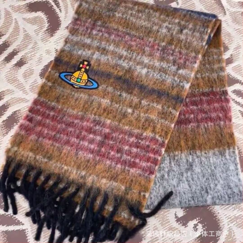 Kašmira šalle ar rakstu kvadrātiņos, silts kakla šalle ar pūkām, izcelsme Guangzhou, 2025. gada pavasara izlaidums