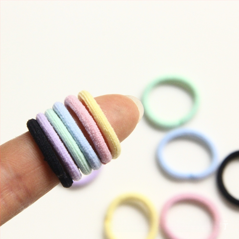 Vaikų plaukų gumelės - megzti kordeliai, aukšta elastingumas, nesukelia plaukų žalos, kilmė Yiwu