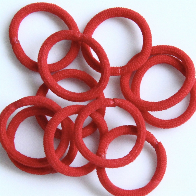 Vaikų plaukų gumelės - megzti kordeliai, aukšta elastingumas, nesukelia plaukų žalos, kilmė Yiwu