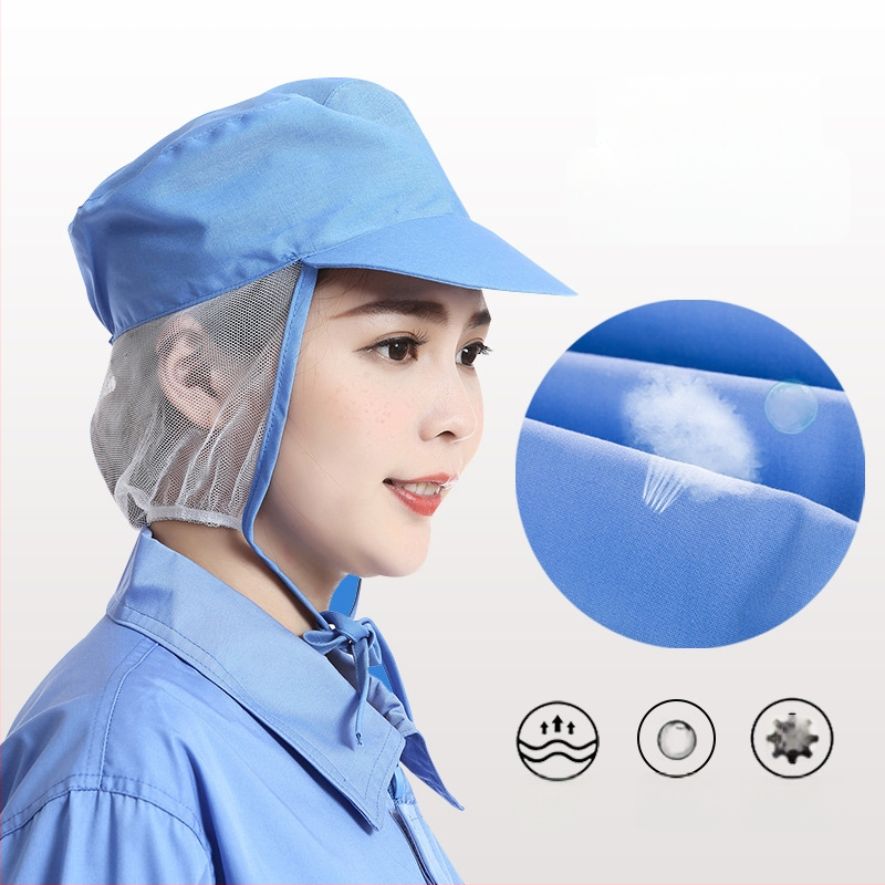 Võrk töömüts, puuvillane, lihtne kudumine, kupolitaoline ülaosa, lühike äär