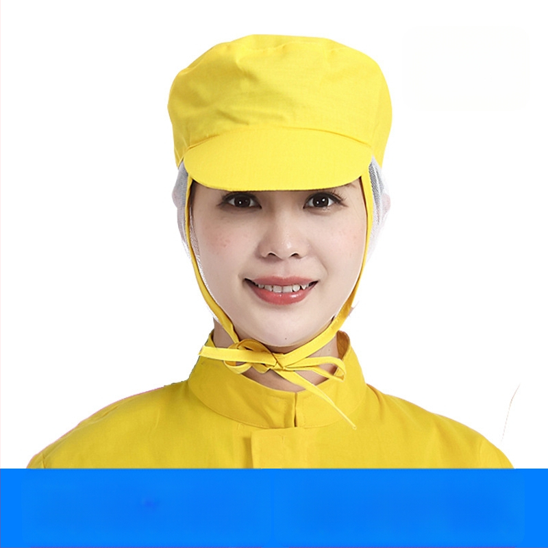 Võrk töömüts, puuvillane, lihtne kudumine, kupolitaoline ülaosa, lühike äär