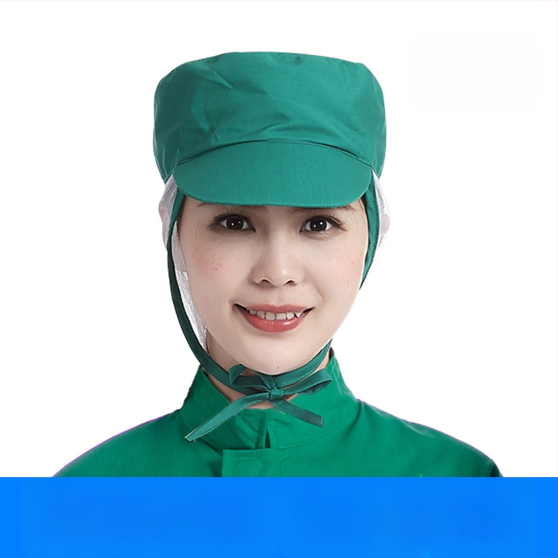 Võrk töömüts, puuvillane, lihtne kudumine, kupolitaoline ülaosa, lühike äär