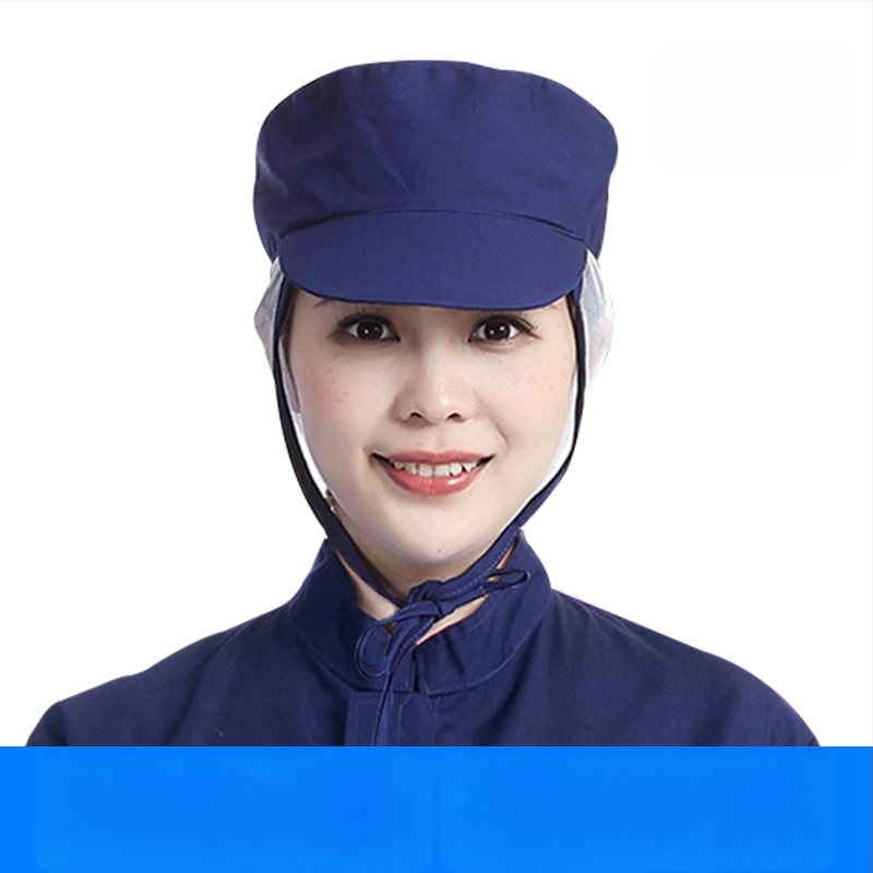 Võrk töömüts, puuvillane, lihtne kudumine, kupolitaoline ülaosa, lühike äär