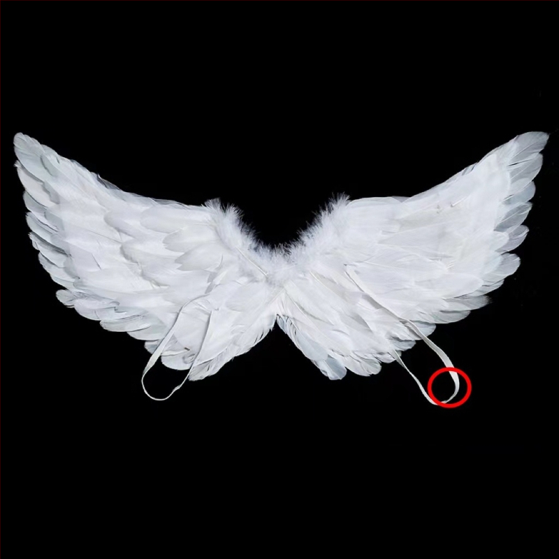 Ingli tiivad seljale, lastele cosplay rekvisiit, käsitöö, sulgedest