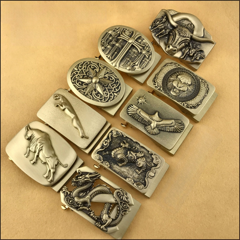 Vaska jostas sprādze ar automātisku aizvērumu, retro stilā, brīvā laika izmantošanai.