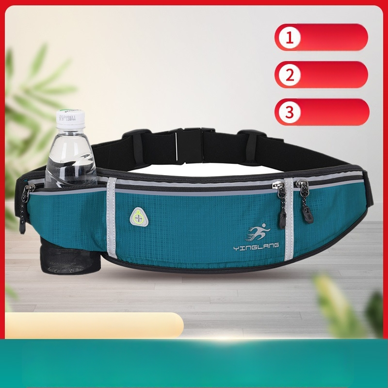 Borsetă de talie pentru sporturi în aer liber — Nylon, respirabilă, impermeabilă, rezistentă la uzură, reduce povara