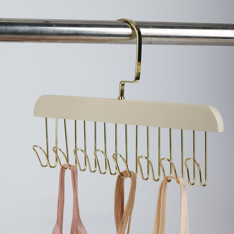 Puidust vööhoidik, mitmekülgne – sobib ka sallide hoidmiseks, kaasaegne minimalistlik stiil, metallkonksud