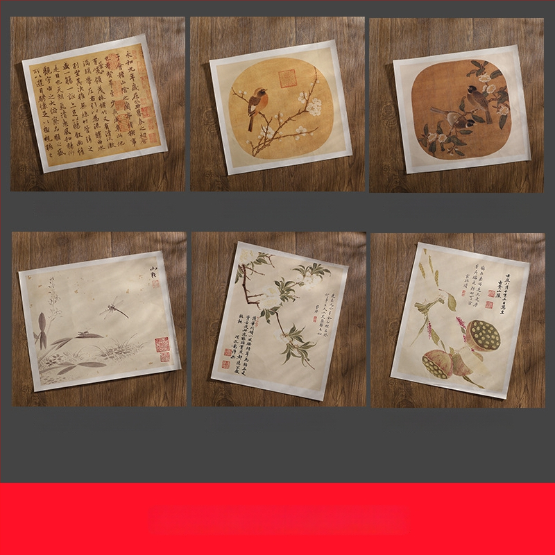 Fotorekviziti u drevnom stilu, antikne jade lutke, drveni pozadinski okvir, kod proizvoda Xw5g7eym