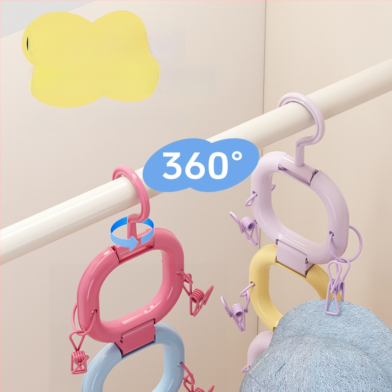 Cepuru turētājs ar klipu - plastmasas, saliekams, modelis 1, zīmols Orange Words