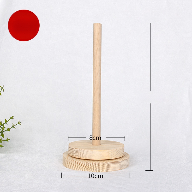 Навивател за вълнена прежда със въртяща се дървена рамка – ръчно изработено, минималистичен стил, без внос