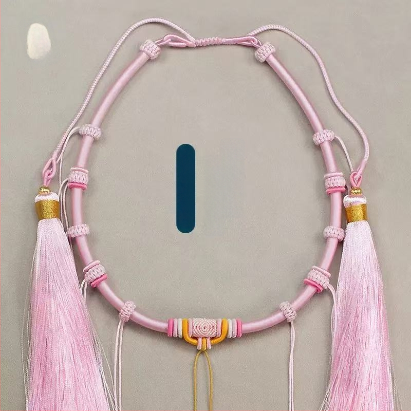 Kūdikių kaklo papuošalas su U formos vieliniu pakabuku, apimtis 41–50 cm, O grandinė, reguliuojamas