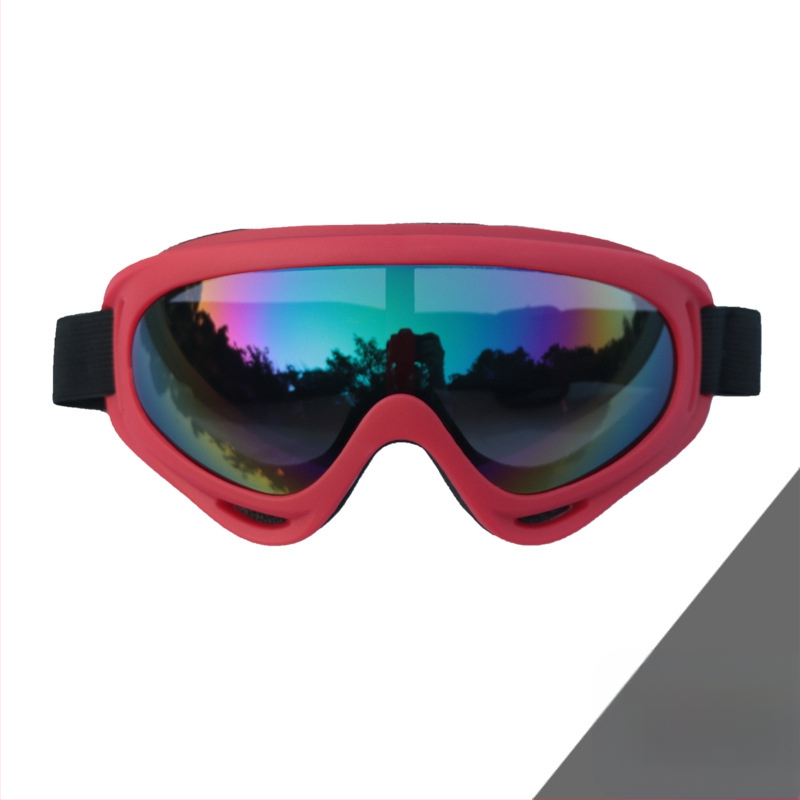 X400 akiniai – Vėjo atsparūs, pilno rėmo, universalūs, suderinami su galvos juosta, skirti slidinėjimui, dviračių ir motociklų sportui