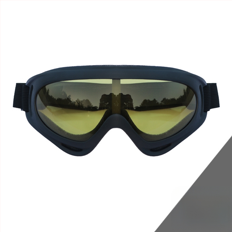 X400 akiniai – Vėjo atsparūs, pilno rėmo, universalūs, suderinami su galvos juosta, skirti slidinėjimui, dviračių ir motociklų sportui