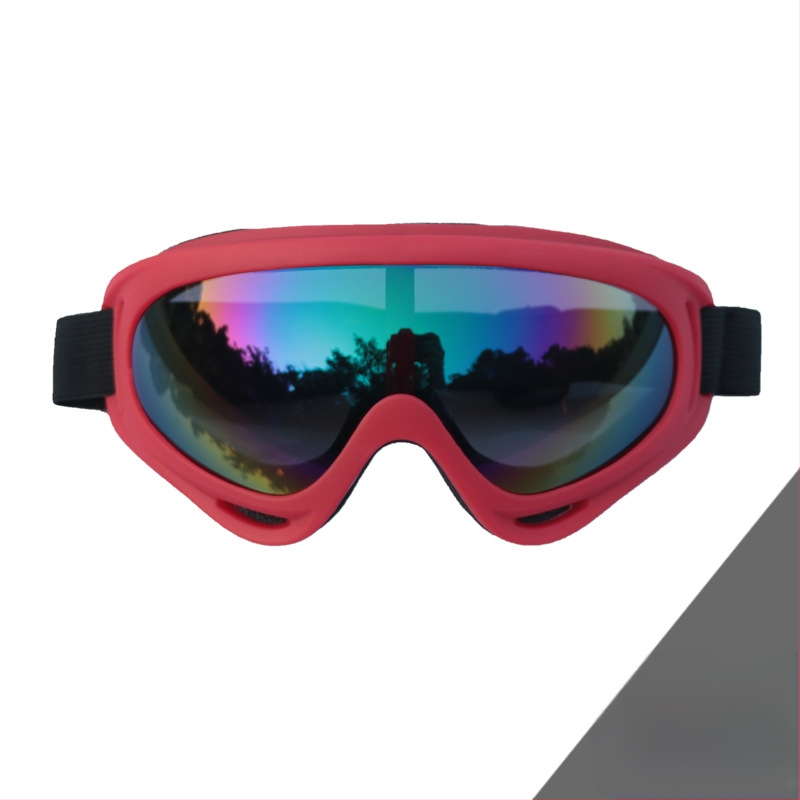 X400 akiniai – Vėjo atsparūs, pilno rėmo, universalūs, suderinami su galvos juosta, skirti slidinėjimui, dviračių ir motociklų sportui