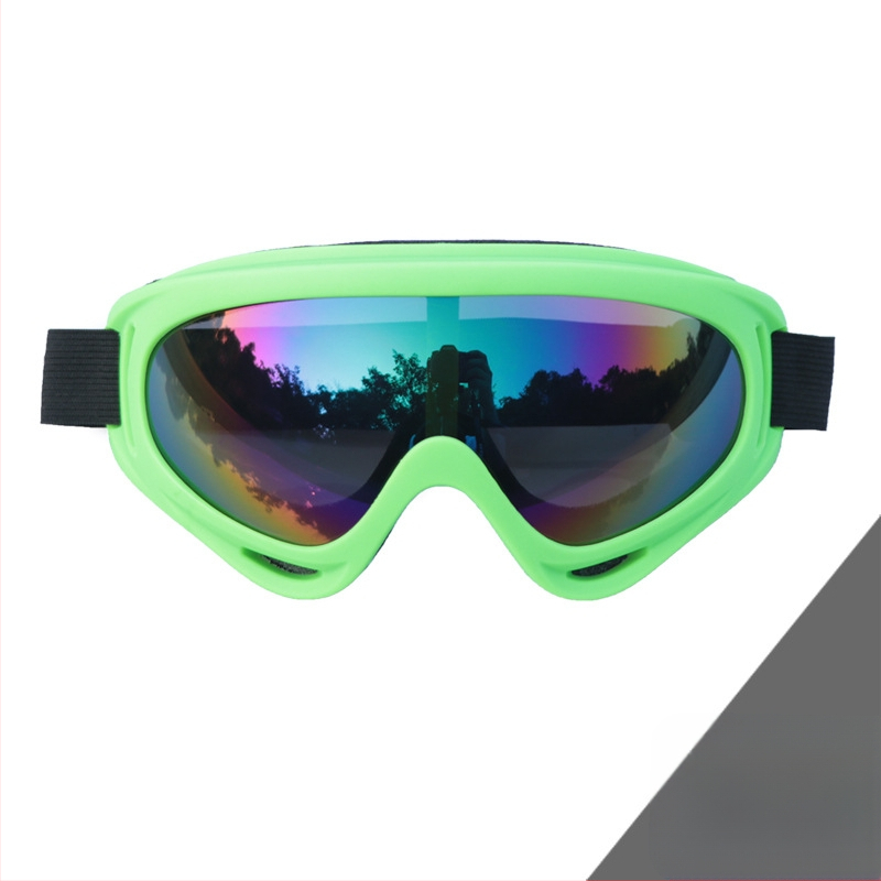 X400 akiniai – Vėjo atsparūs, pilno rėmo, universalūs, suderinami su galvos juosta, skirti slidinėjimui, dviračių ir motociklų sportui