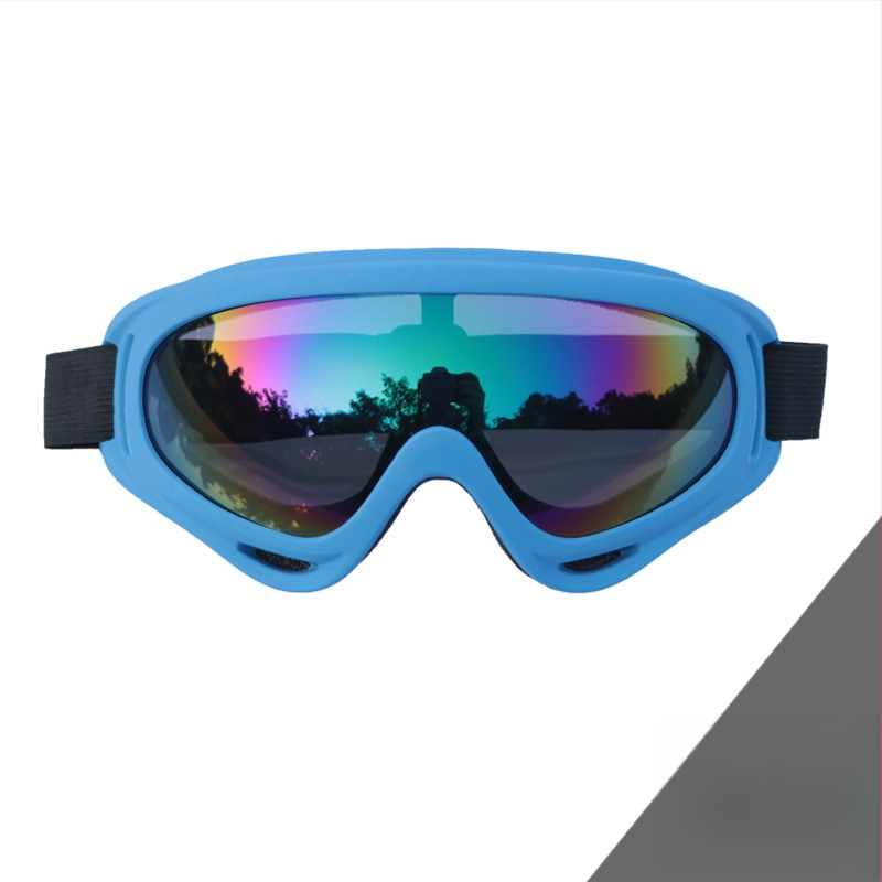 X400 akiniai – Vėjo atsparūs, pilno rėmo, universalūs, suderinami su galvos juosta, skirti slidinėjimui, dviračių ir motociklų sportui