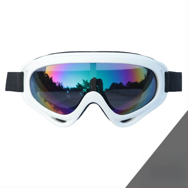 X400 akiniai – Vėjo atsparūs, pilno rėmo, universalūs, suderinami su galvos juosta, skirti slidinėjimui, dviračių ir motociklų sportui