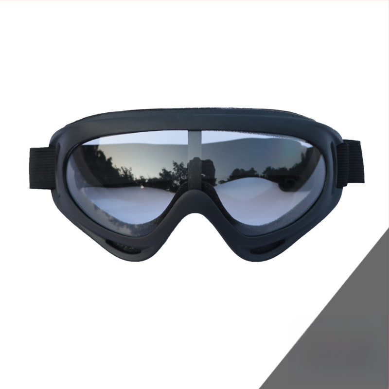 X400 akiniai – Vėjo atsparūs, pilno rėmo, universalūs, suderinami su galvos juosta, skirti slidinėjimui, dviračių ir motociklų sportui