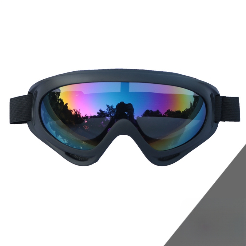 X400 akiniai – Vėjo atsparūs, pilno rėmo, universalūs, suderinami su galvos juosta, skirti slidinėjimui, dviračių ir motociklų sportui
