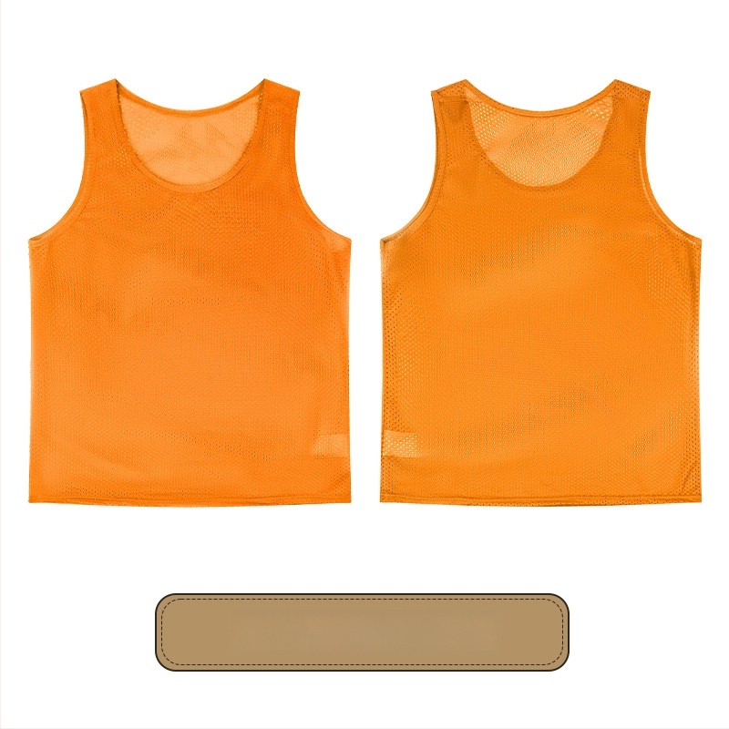 Vaikų futbolo treniruočių liemenė su dideliu tinkleliu, poliesteris, visoms sezonoms, unisex