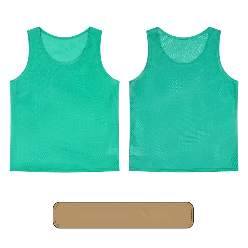 Vaikų futbolo treniruočių liemenė su dideliu tinkleliu, poliesteris, visoms sezonoms, unisex