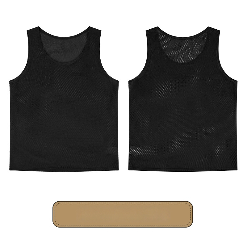 Vaikų futbolo treniruočių liemenė su dideliu tinkleliu, poliesteris, visoms sezonoms, unisex